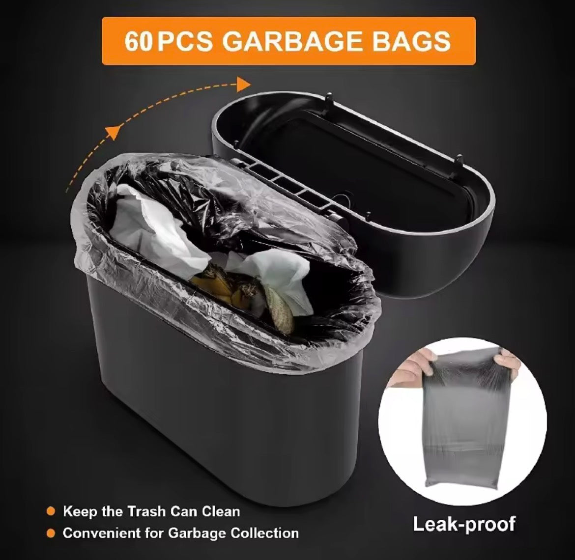 Revora™ Portable Car Trash Bin