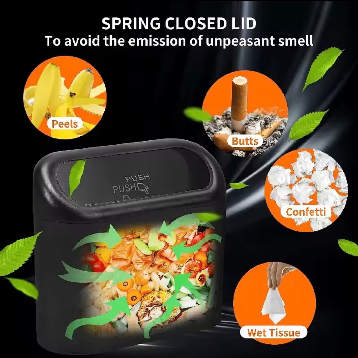 Revora™ Portable Car Trash Bin