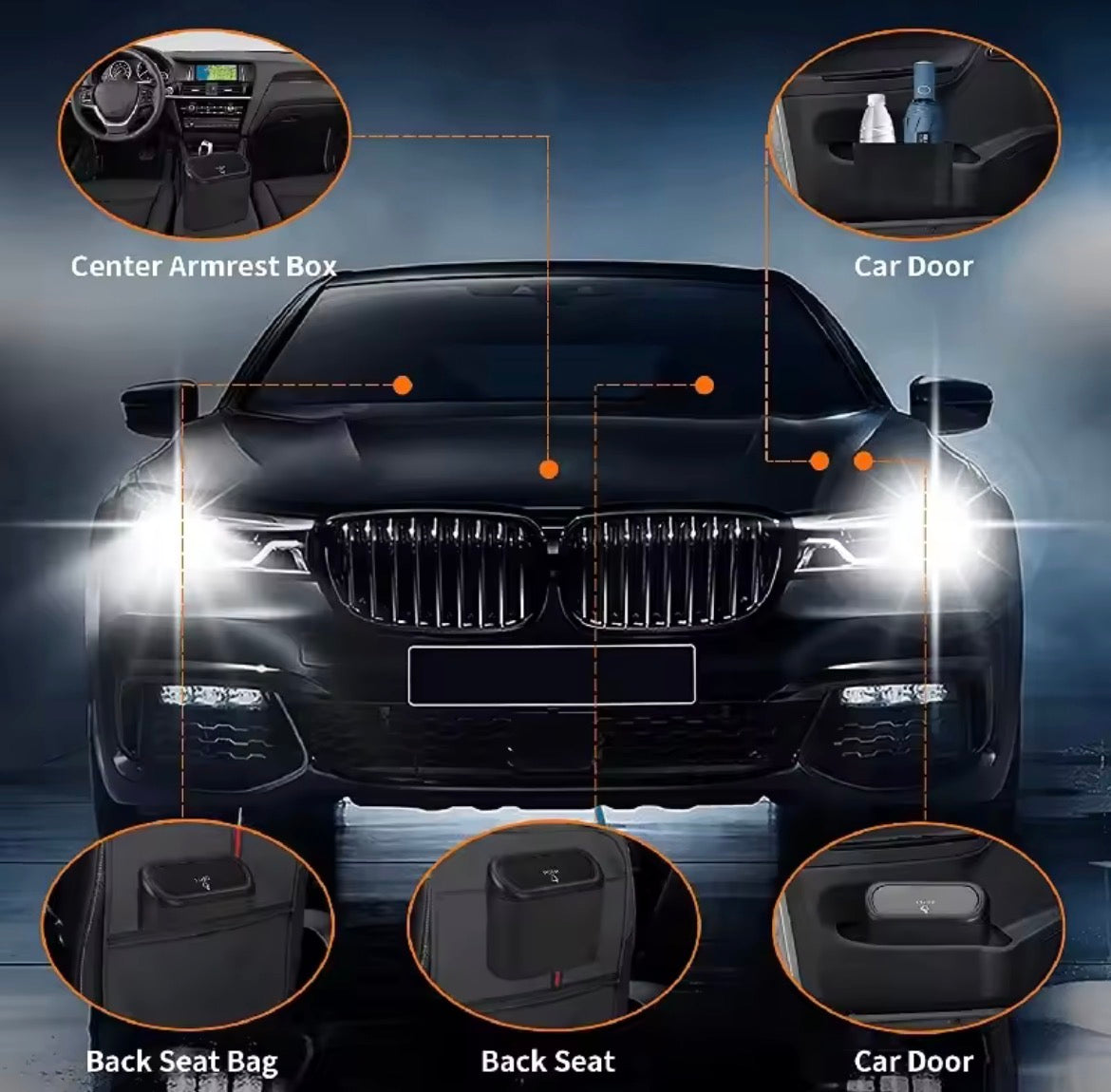 Revora™ Portable Car Trash Bin